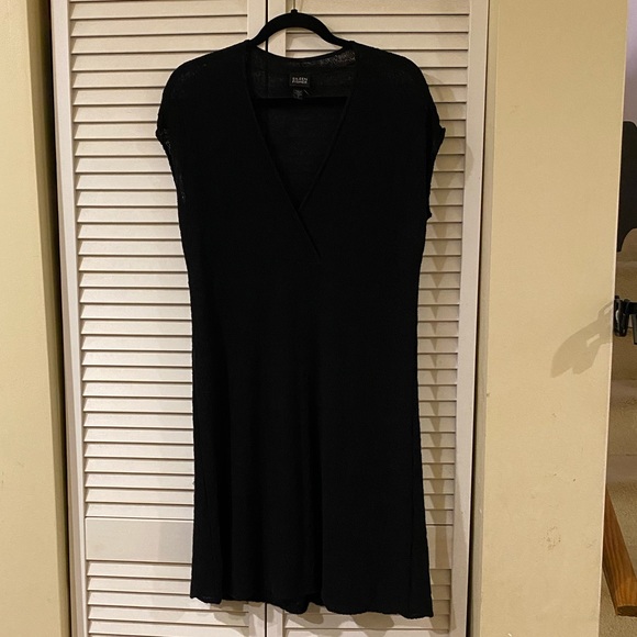 Eileen Fisher Dresses & Skirts - Eileen Fisher crochet black dress